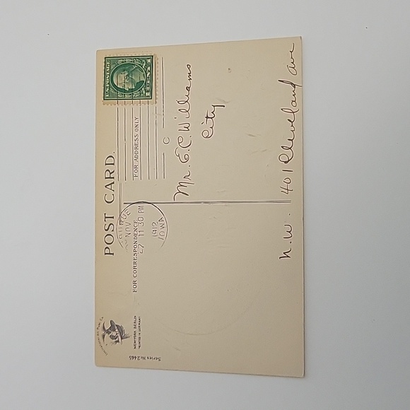 Vintage Postcard A Thanksgiving Wish Artist Ellen Clapsaddle 1912 - Picture 2 of 3